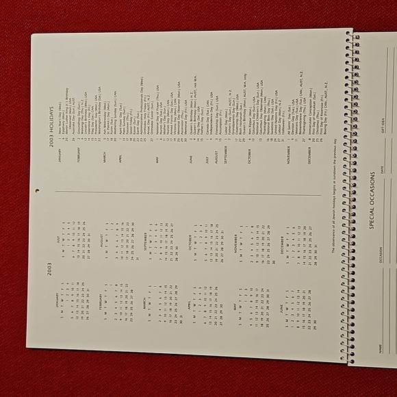 Marjolein Bastin Hallmark 2002 calendar vintage collectible prints ephemera New - Picture 11 of 13